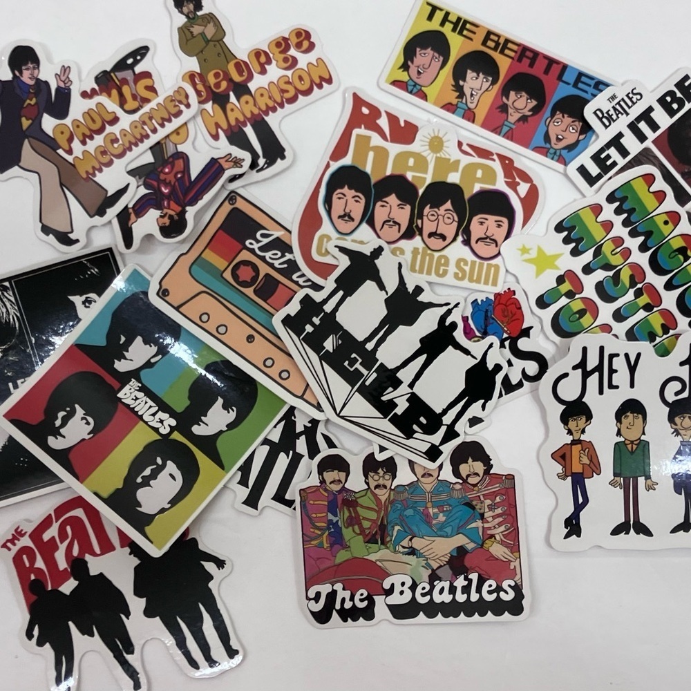 The Beatles Colorful Sticker Set - Picture 6 of 10